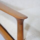 Danish Design Teak Sofa Couch Three-Seater by Svend Aage Eriksen for Glostrup, 1960s