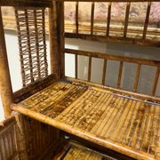Vintage bamboo shelf