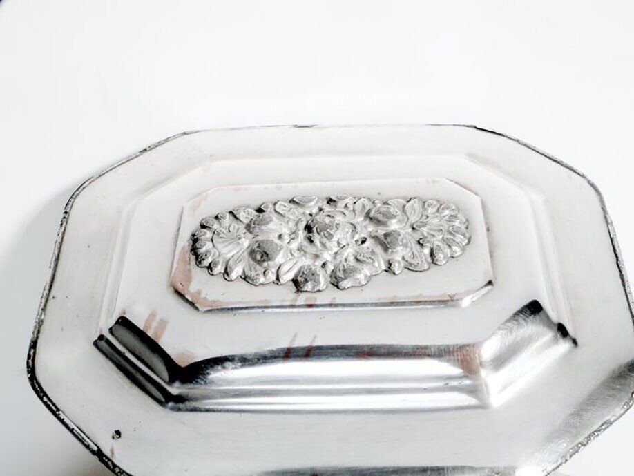 Plat à bonbons du 19ème siècle de Fraget, Varsovie, Pologne, 1850