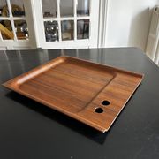 Scandinavian teak plateau