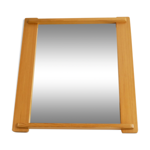 Miroir scandinave en pin 1970