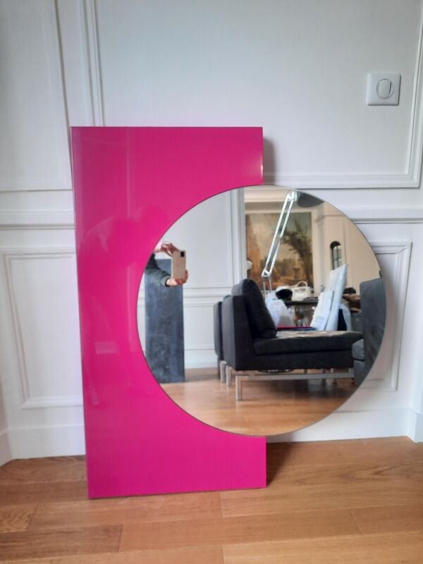 Miroir italien en mode barbie girl