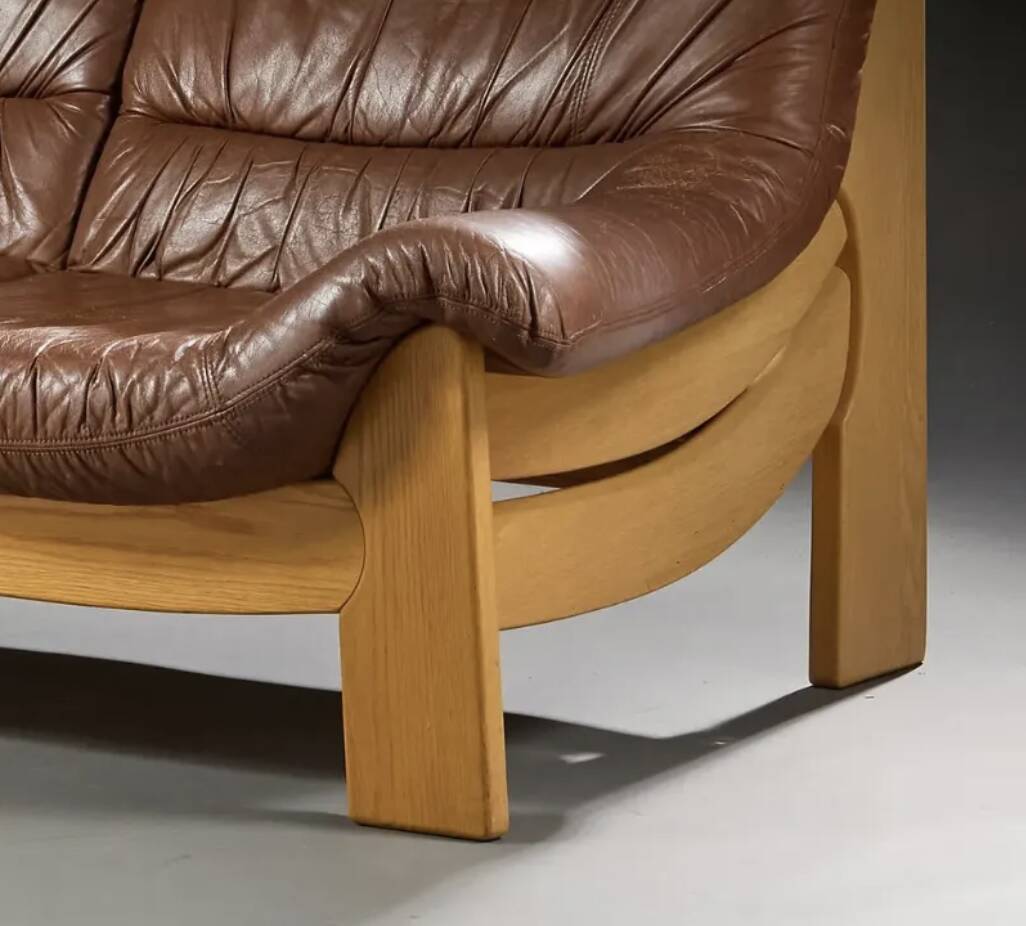 Three-seater sofa by Maison Regain
