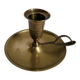 Brass hand candlestick