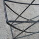 Umbrella stand painted metal star