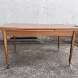 Dining table two extensions vintage Scandinavian style