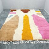 Colorful Beni Ourain rug _ handmade rug