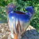 Ceramic vase with equestrian motif