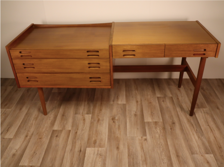 Scandinavian teak office 1960
