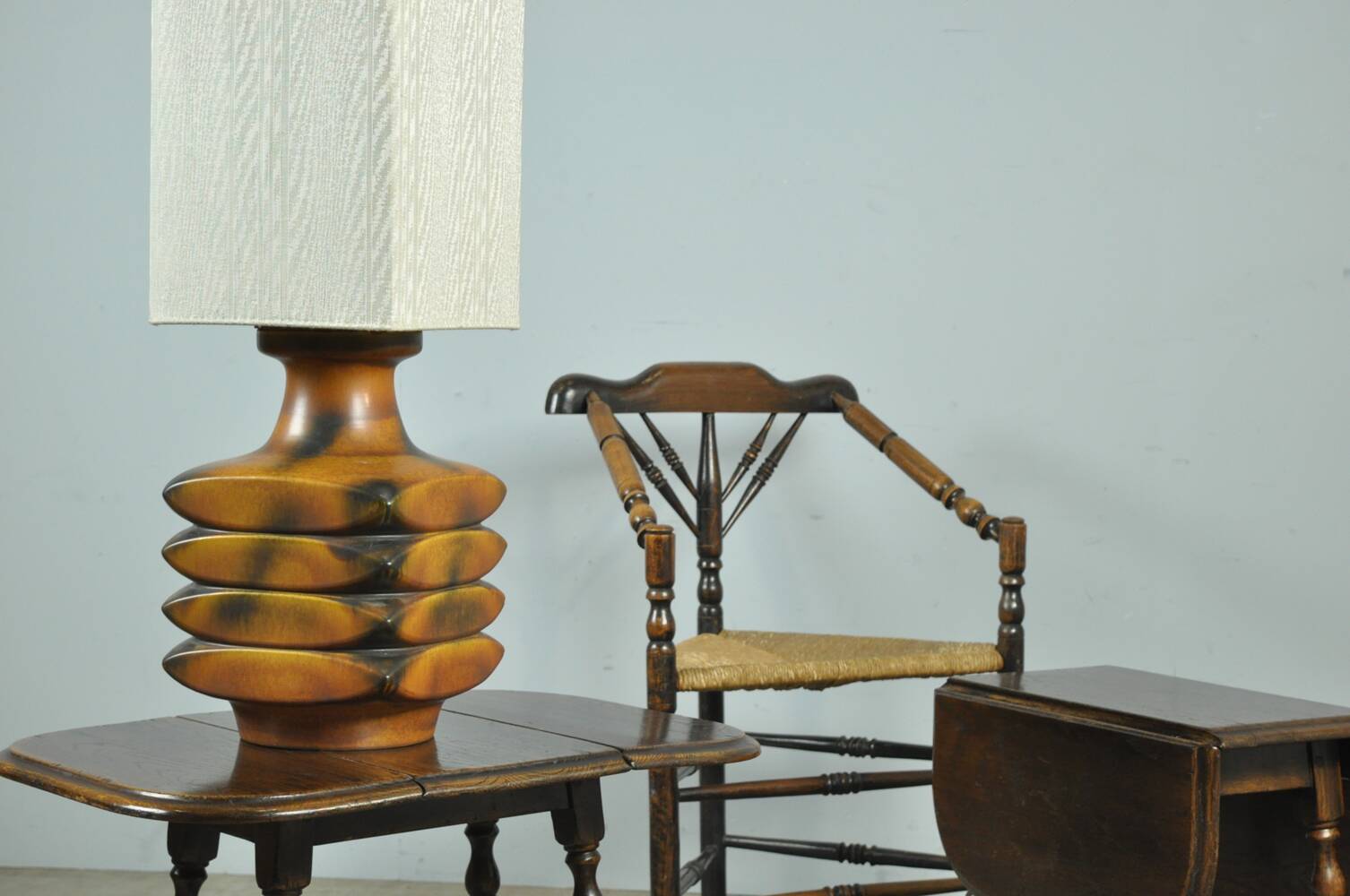 Vintage ceramic floor lamp by cari zalloni, 1970s