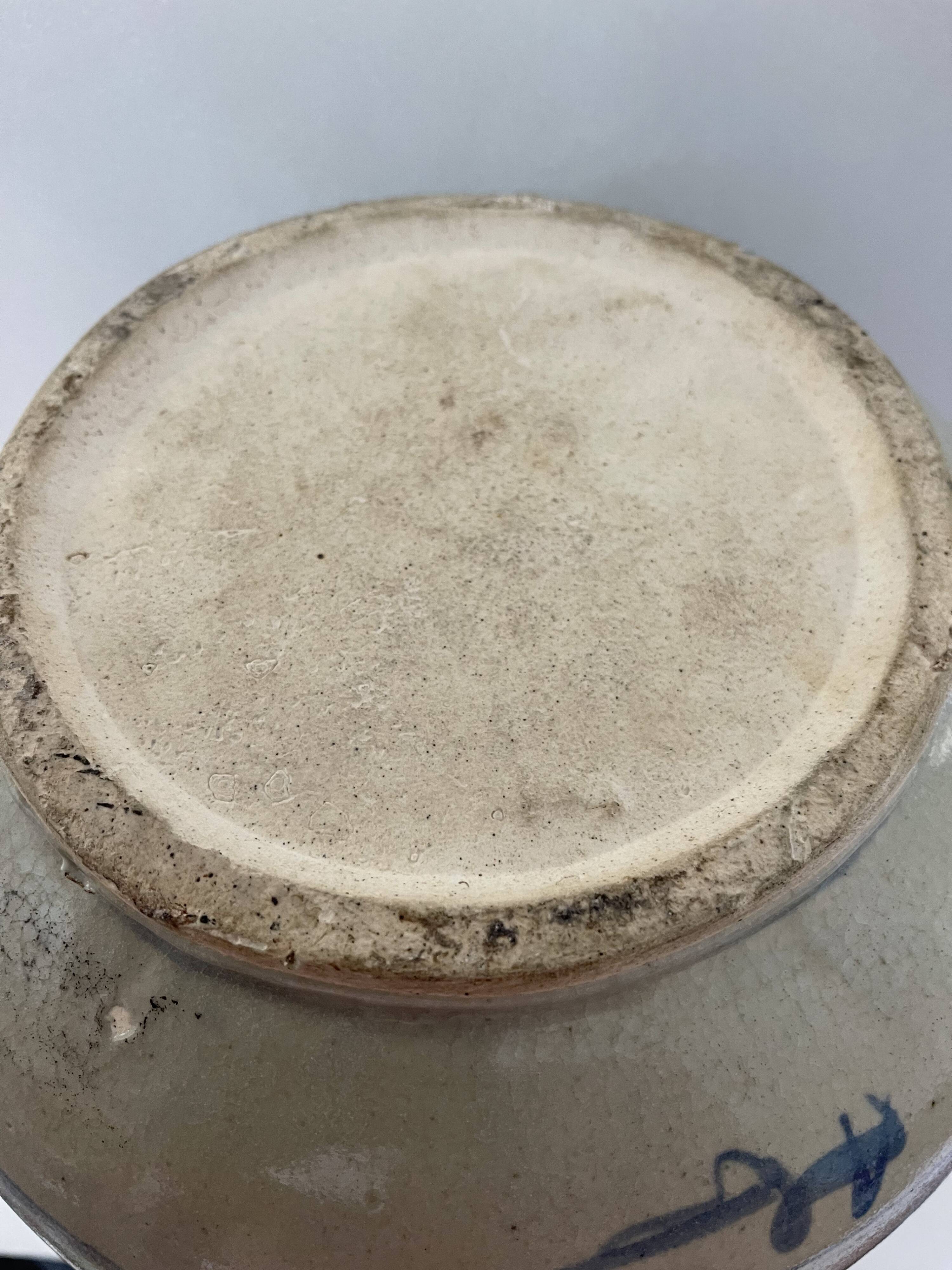 Vietnam large bottle blue bench H 35,5 cm