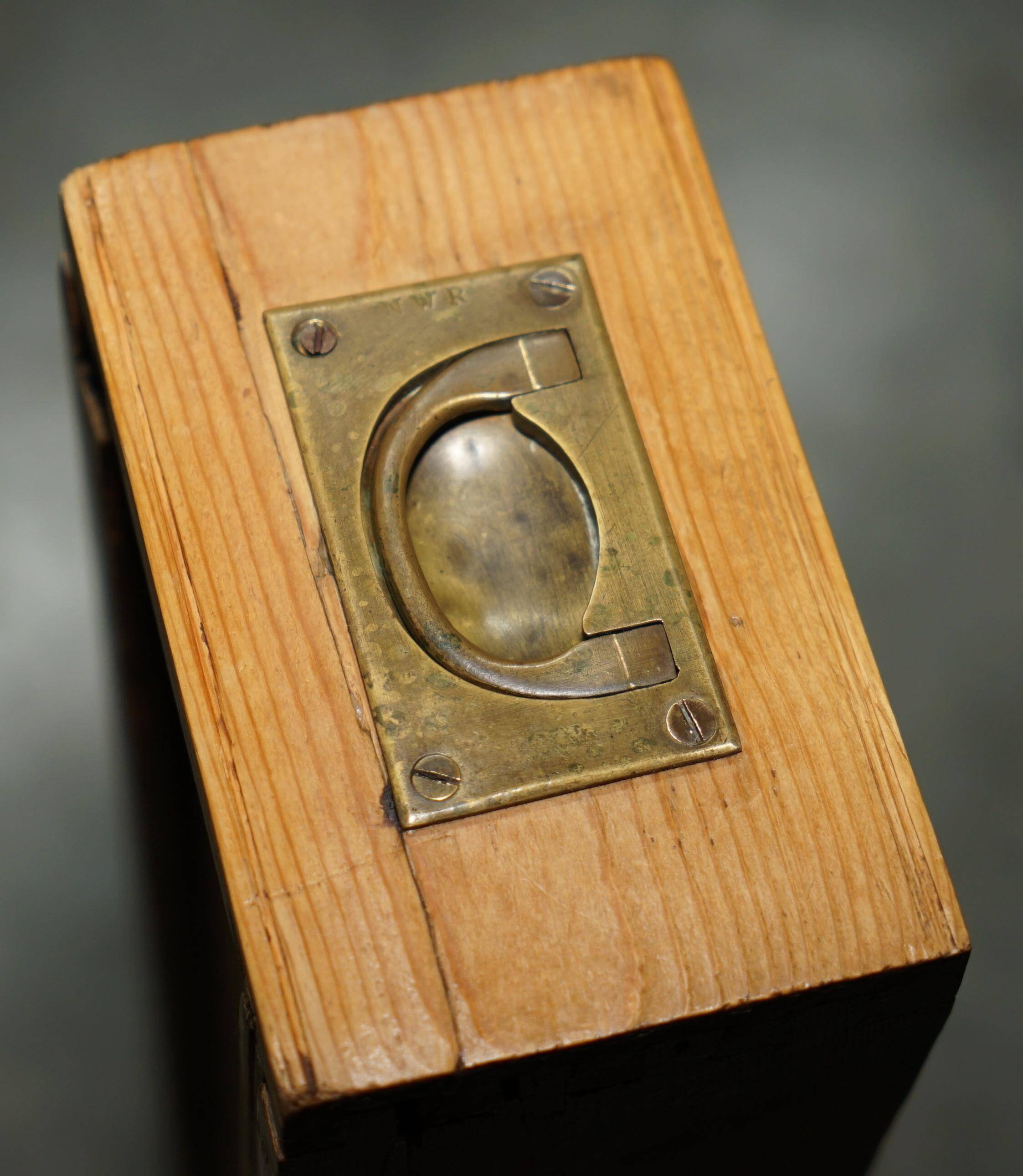 Antique office 1880 London North Western Railway stamped Station Masters