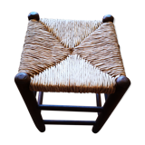 Stool paillé years 50.