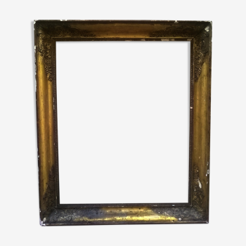Cadre en bois doré "époque empire" 73 x61 cm