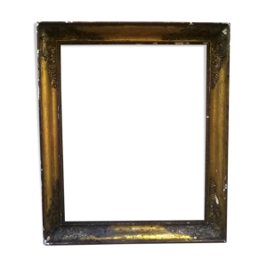 Cadre en bois doré époque