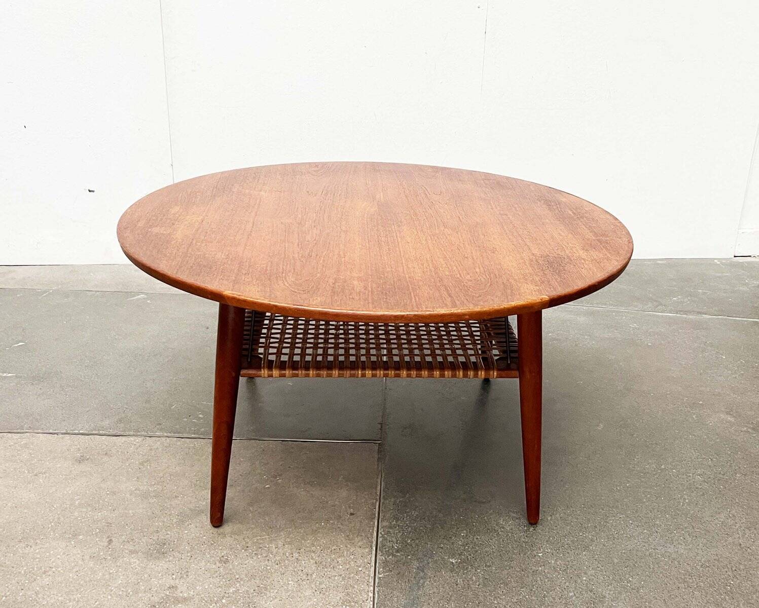 Mid-century modern Danish teak coffee table from the 1960s.