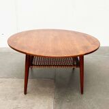 Mid-century modern Danish teak coffee table from the 1960s.