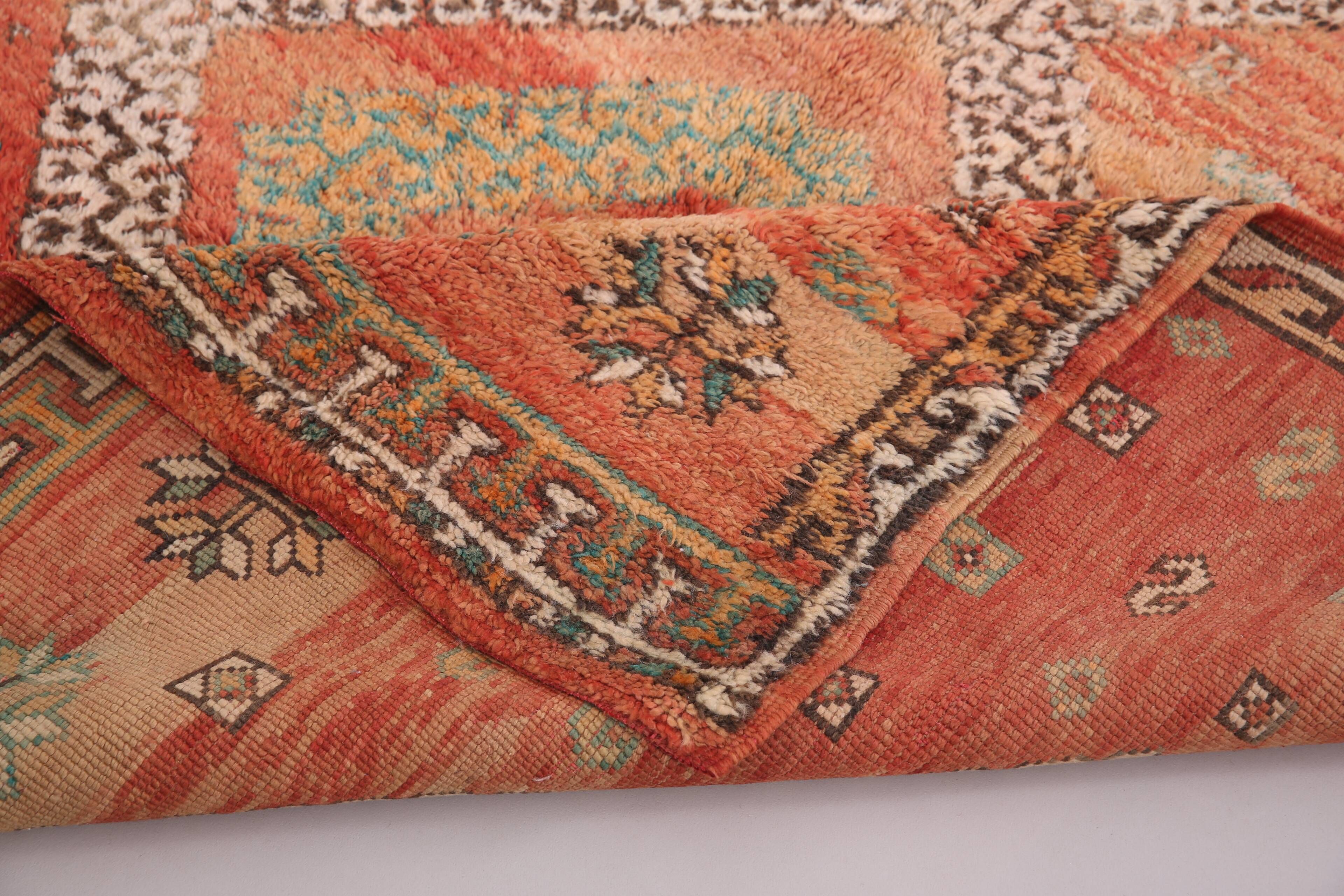Vintage Moroccan Rug 186 x 300 cm - Berber Handmade rug - Old moroccan rug