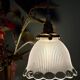 Vintage tulip suspension in frosted glass (TFB1)