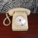 Téléphone Socotel blanc crème à cadran