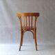 Chaise bistrot baumann 1930 assise bois gravée