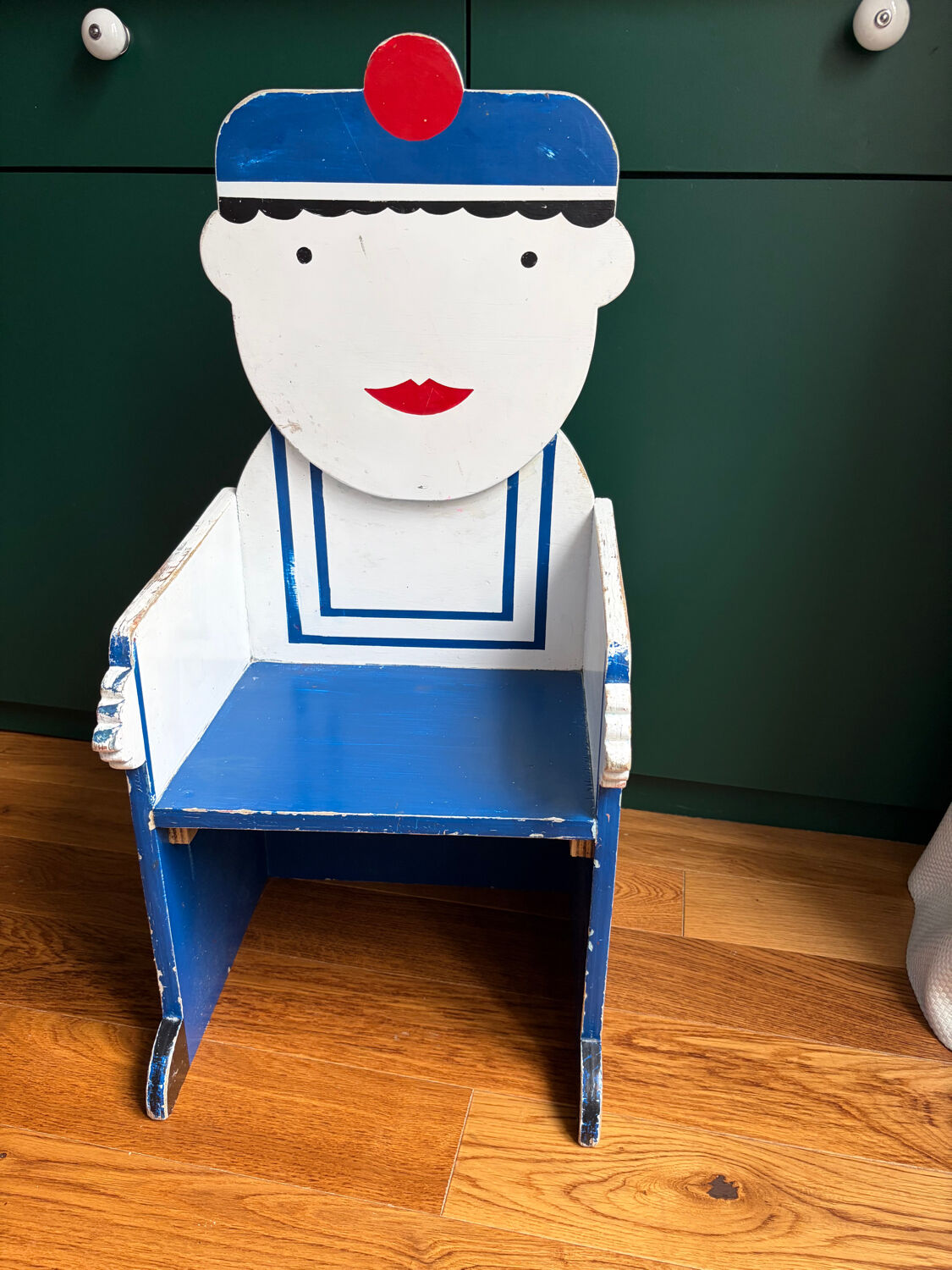 Pair of children's sailor armchairs