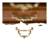 Interwar Walnut Vanity Dresser with Marble Top, 1930s