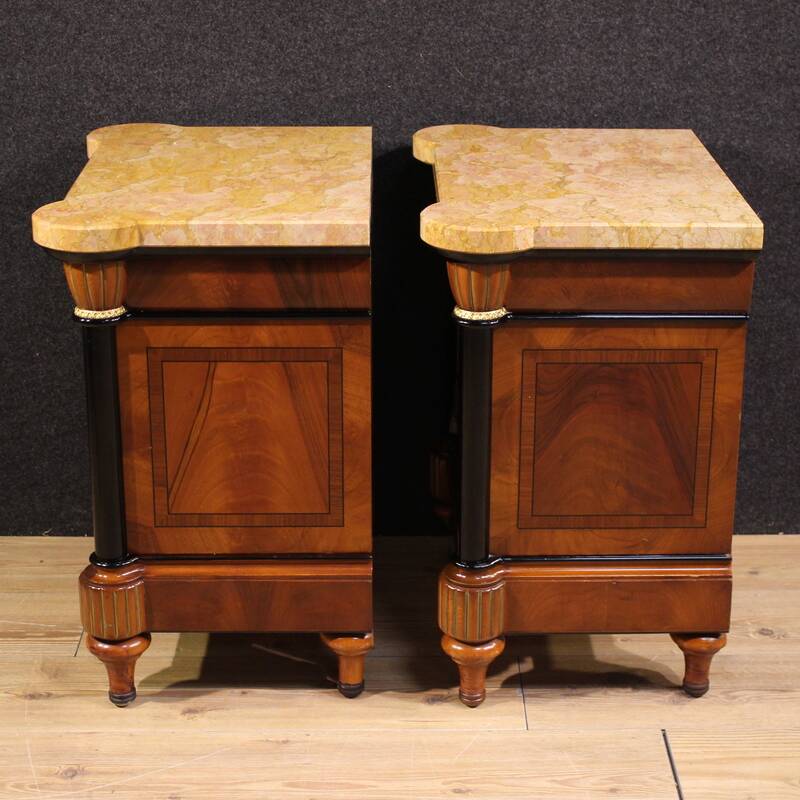 Pair of 20th-century Italian bedside tables
