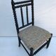 children's chair turned wood Napoleon lll