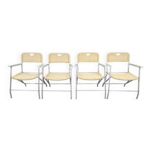 Chaises pliantes en osier