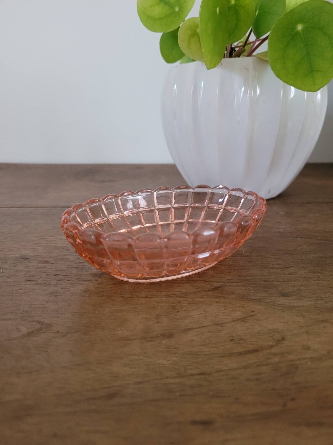 Baccarat molded crystal serving dish