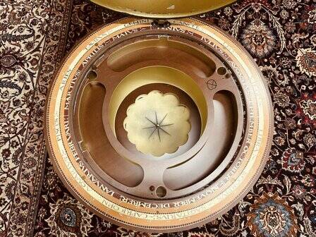 Classic Italian Zoffoli Aries globe bar floor model