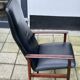 Vintage Norweigan Rosewood Highback Chair