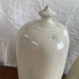 2 old stoneware hot water bottles