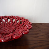 Fruit dish in majolica Cerenne Vallauris