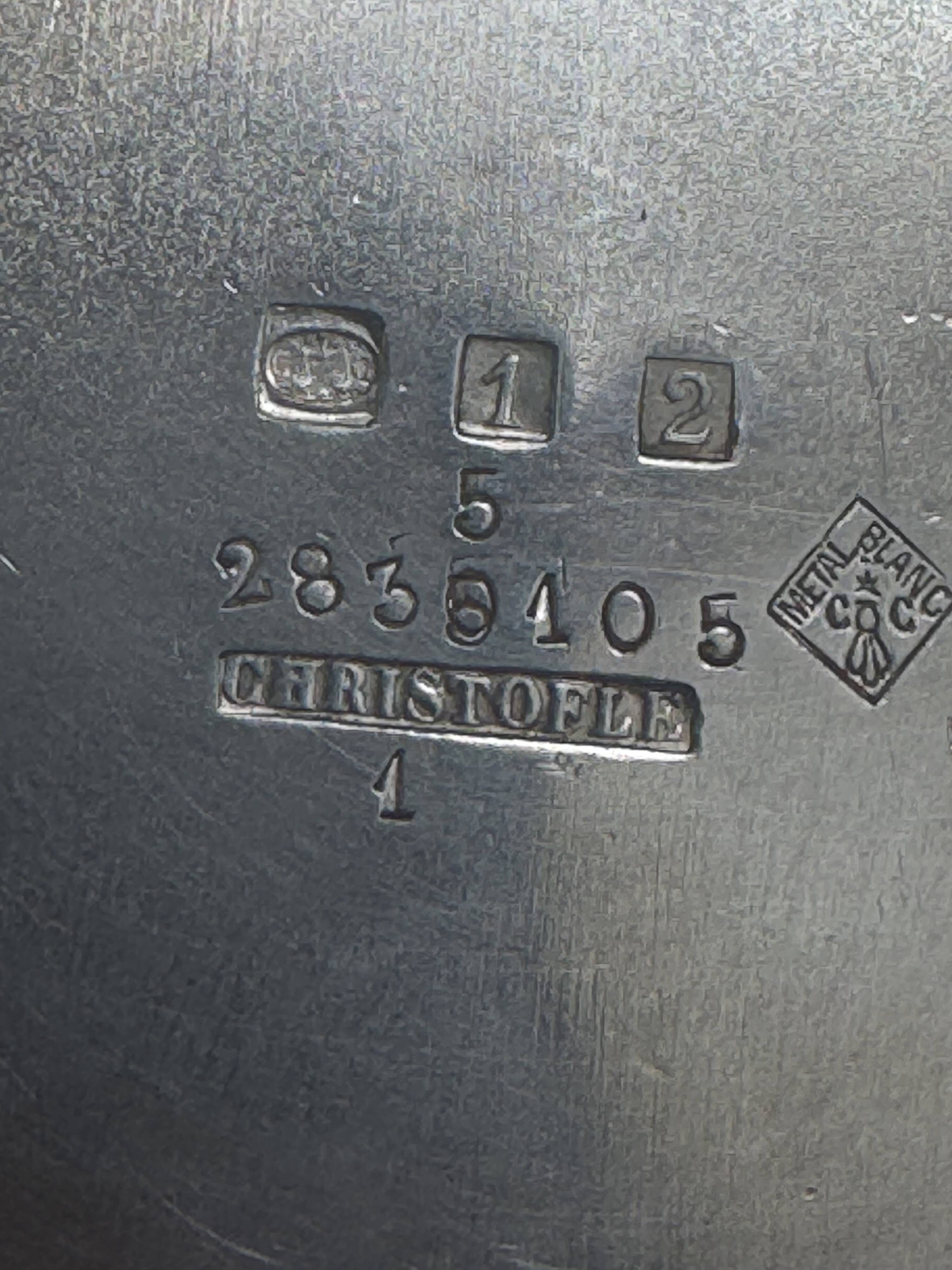 Small Silver Metal Coffee Pot Christofle - Nice Municipal Casino