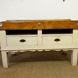 Authentic old butcher's block