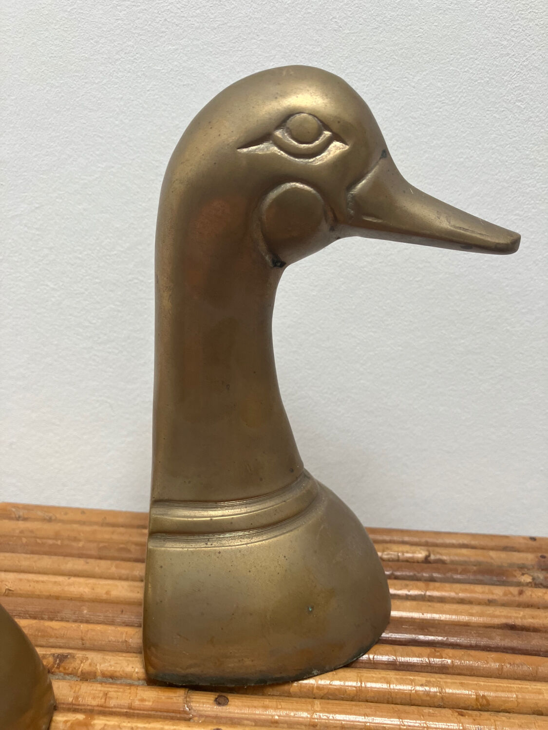 Brass Duck bookends