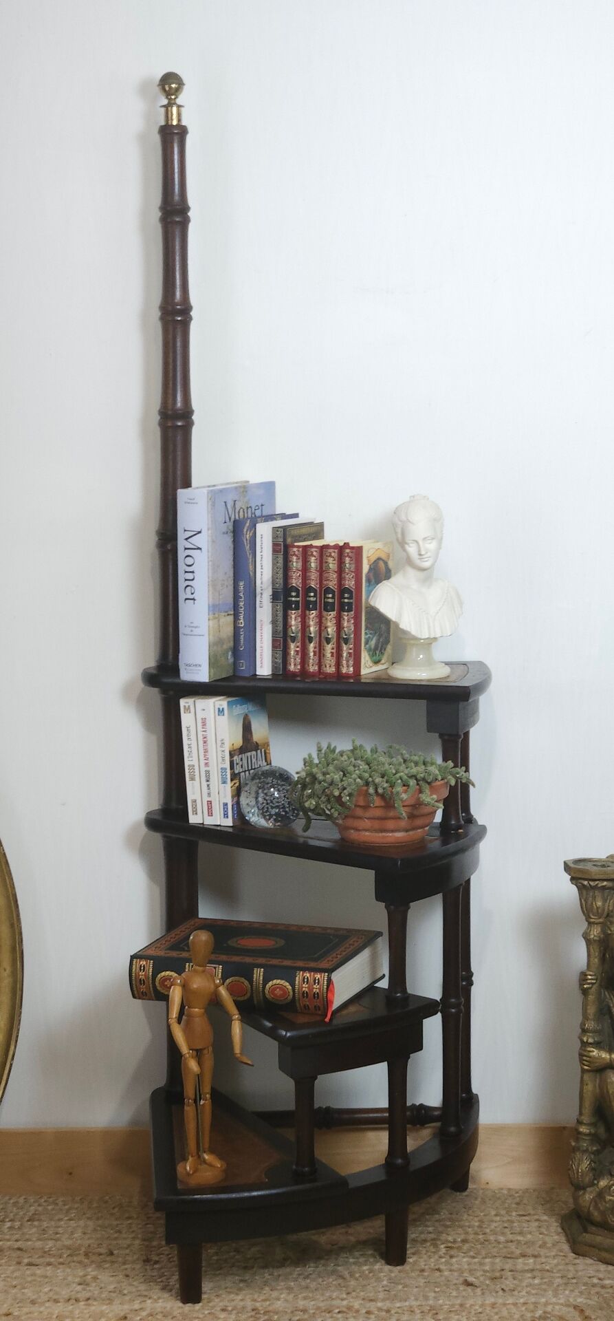 Victorian English library staircase