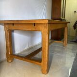 Solid oak farmhouse table