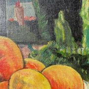 Still life painting in oil