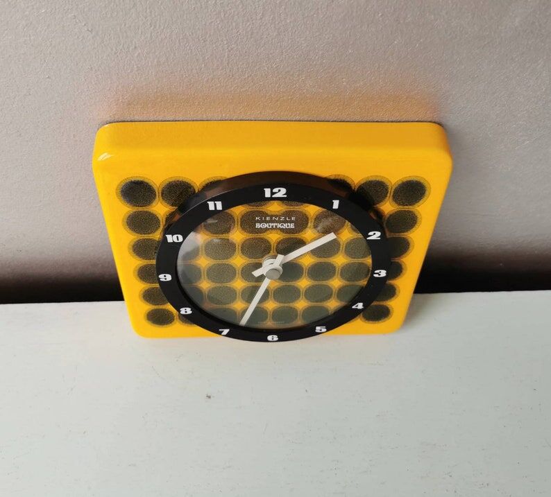 Vintage Ceramic wall clock Kienzle, 1970