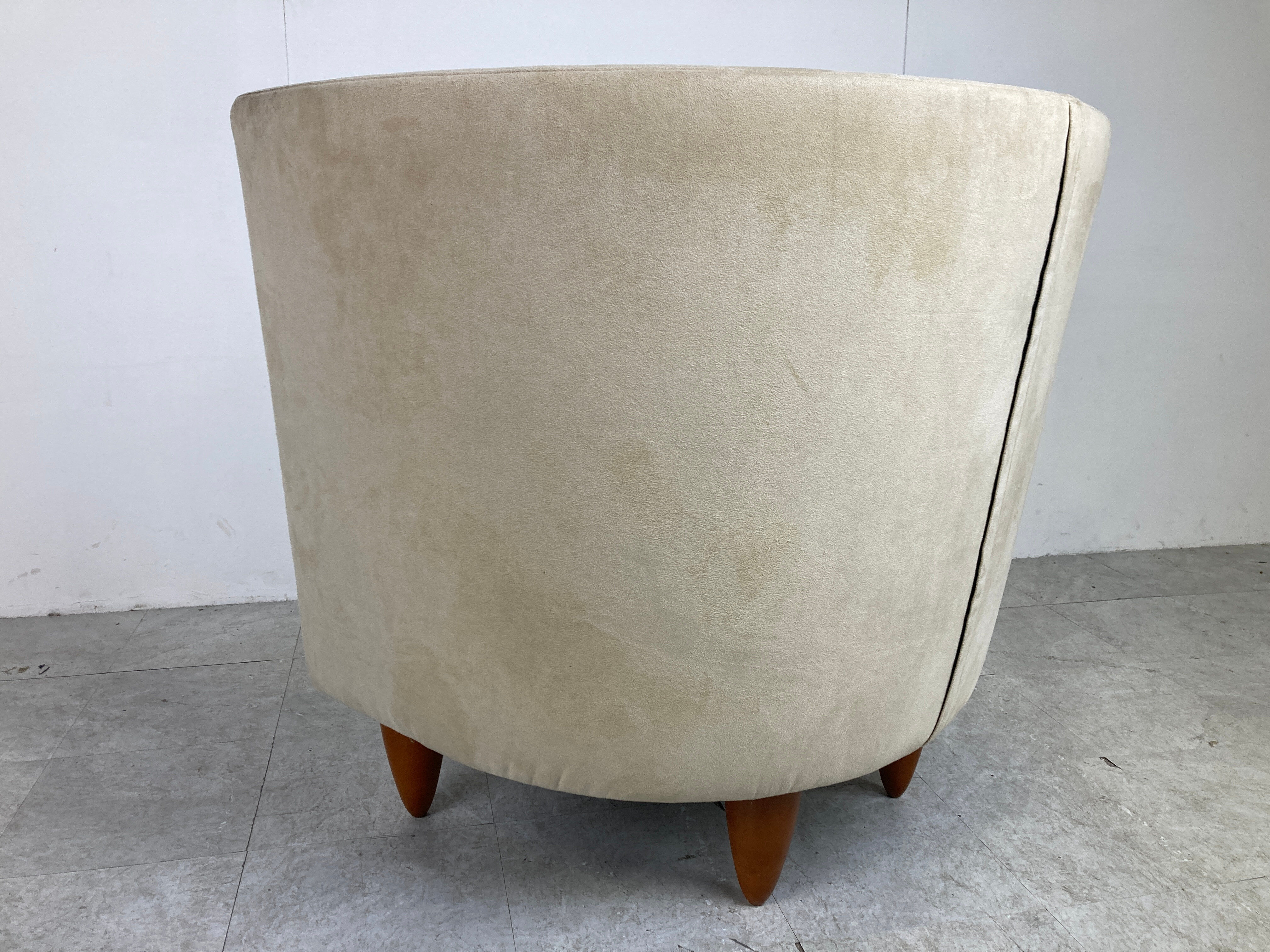 Vintage highback lounge chair by Ligne Roset, 1990s