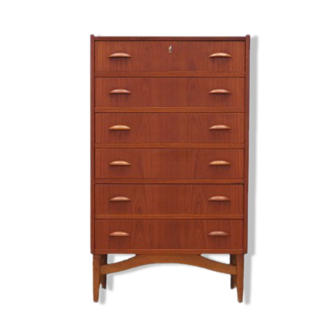 Teak chest of drawers, 1970s, Danish design, Denmark