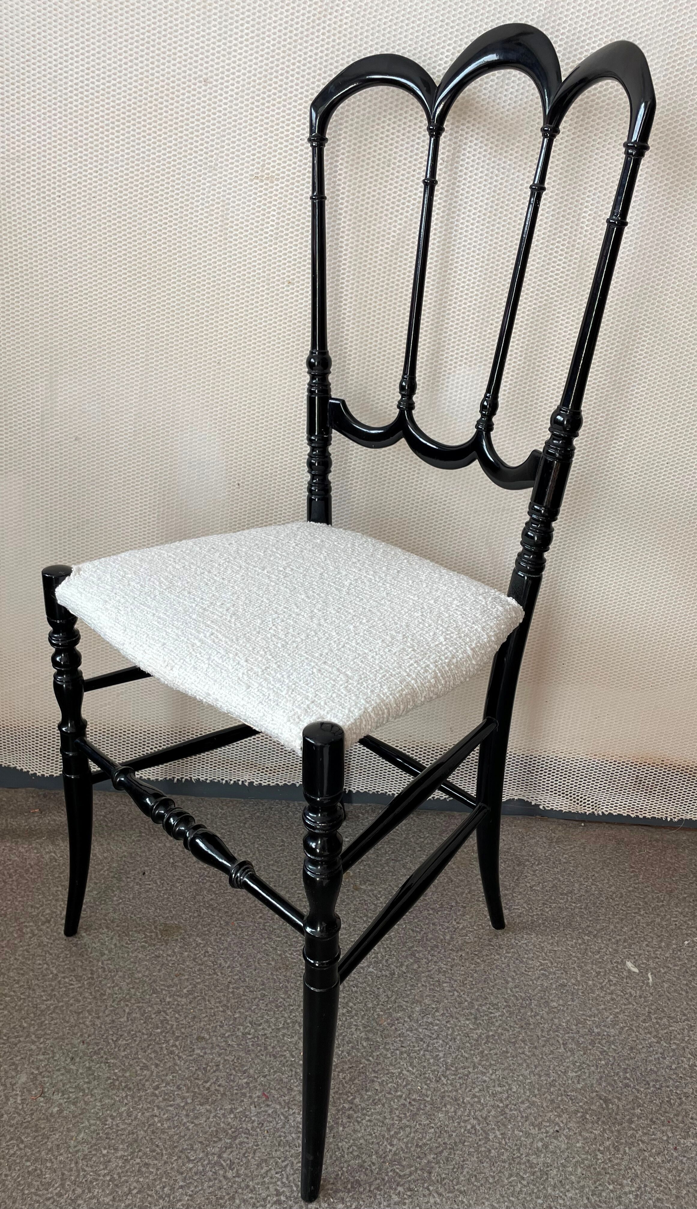 Chair Napoleon black chiavari Gessef