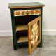 Large hand-painted Provençal folk art cabinet by a Provençal artist, 1970s