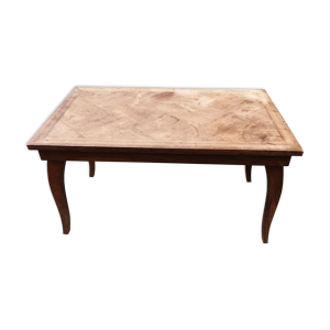 Table basse à décor