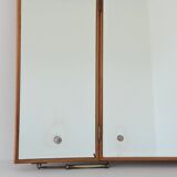 Grand miroir ancien triptyque vintage 1930.