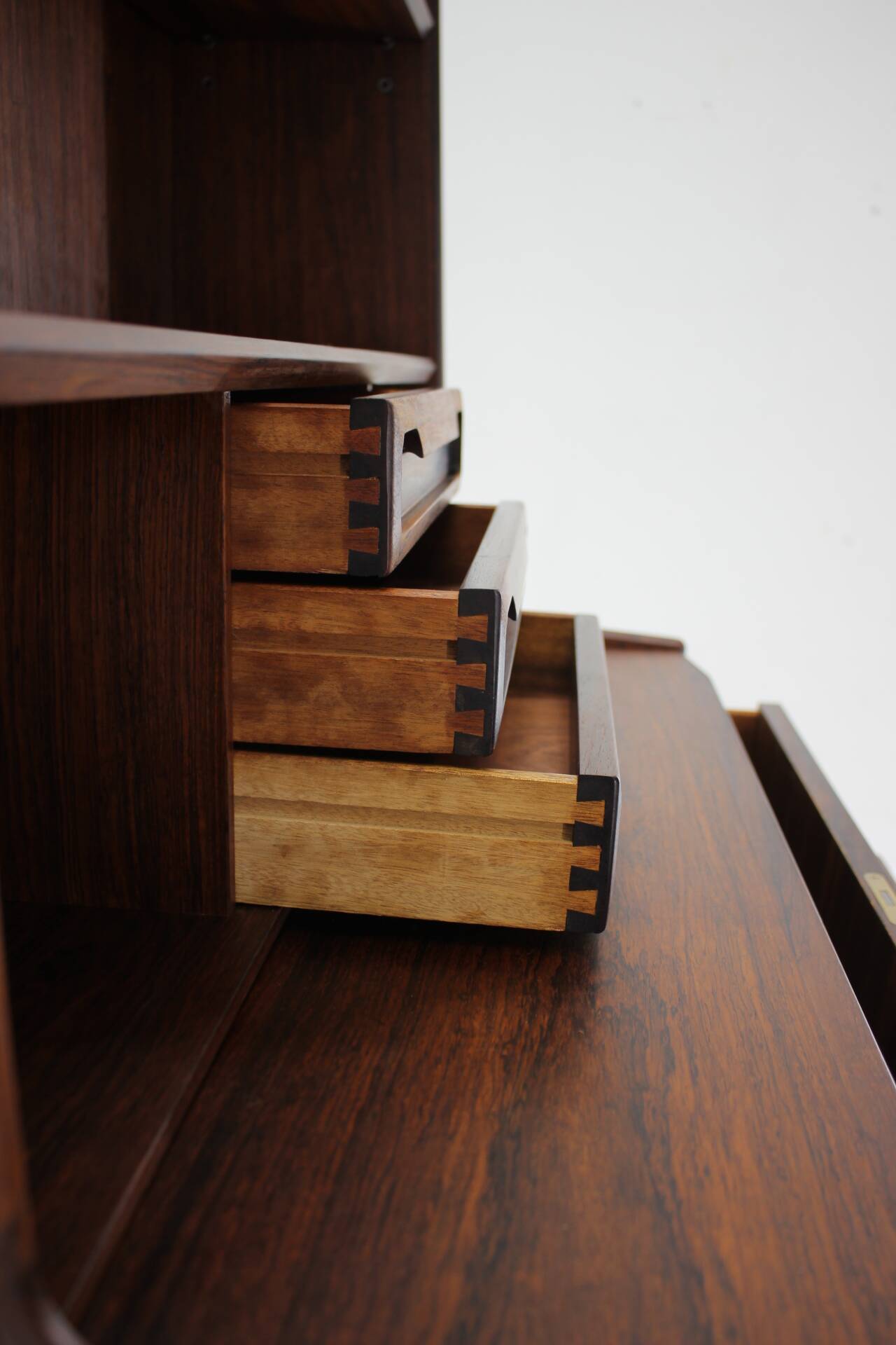 1960s Danish Secretary/Writing Cabinet by BRDR Larsen in Palisander