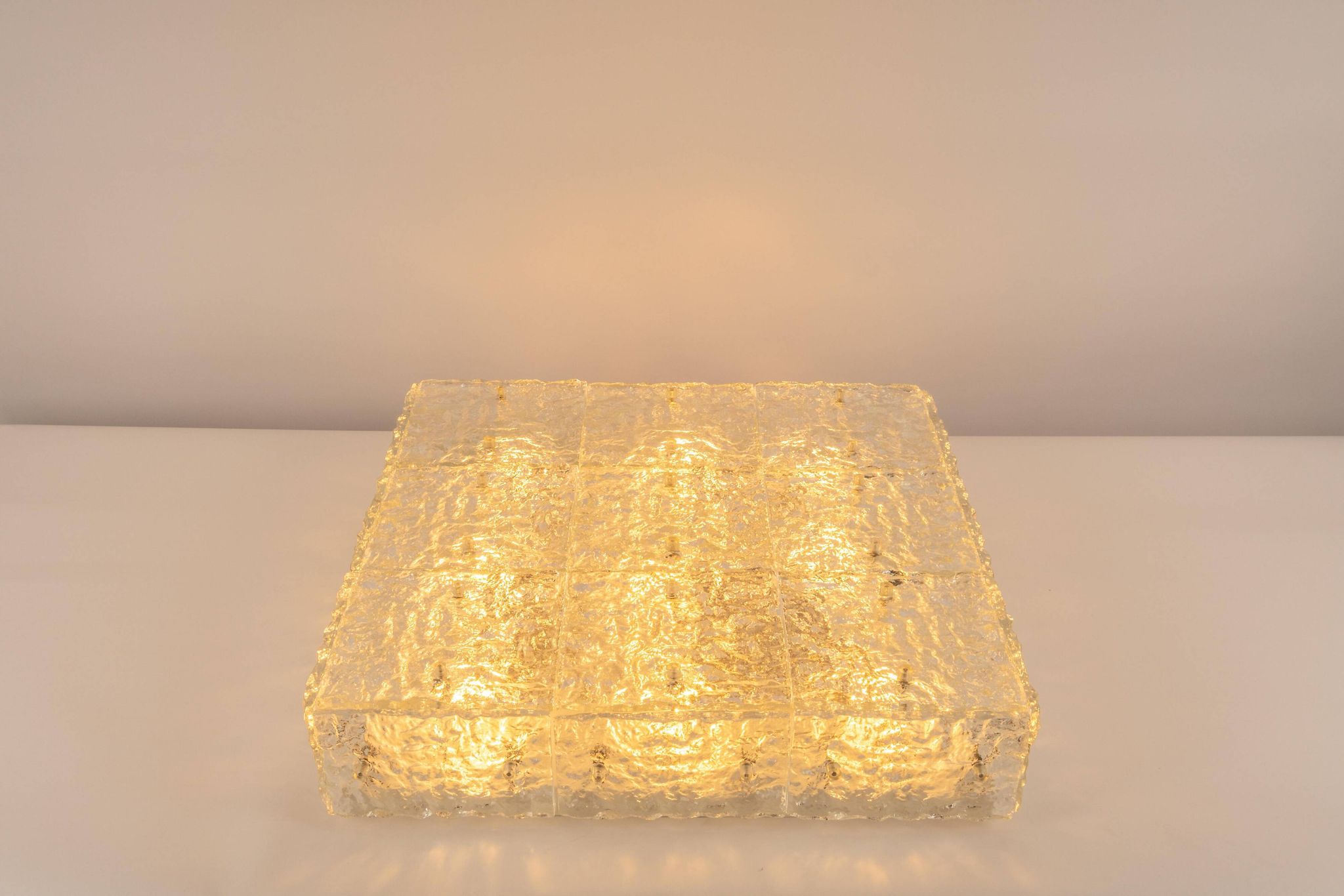 Large Murano glass ceiling light by Kalmar, Austria, 1960s.